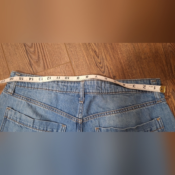 Wild Fable Women's Blue Flare Cargo Jeans ☆SIZE 10X29☆ - Picture 5 of 5